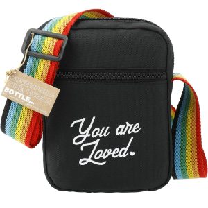 Alternative view of Rainbow rPET Crossbody Tote