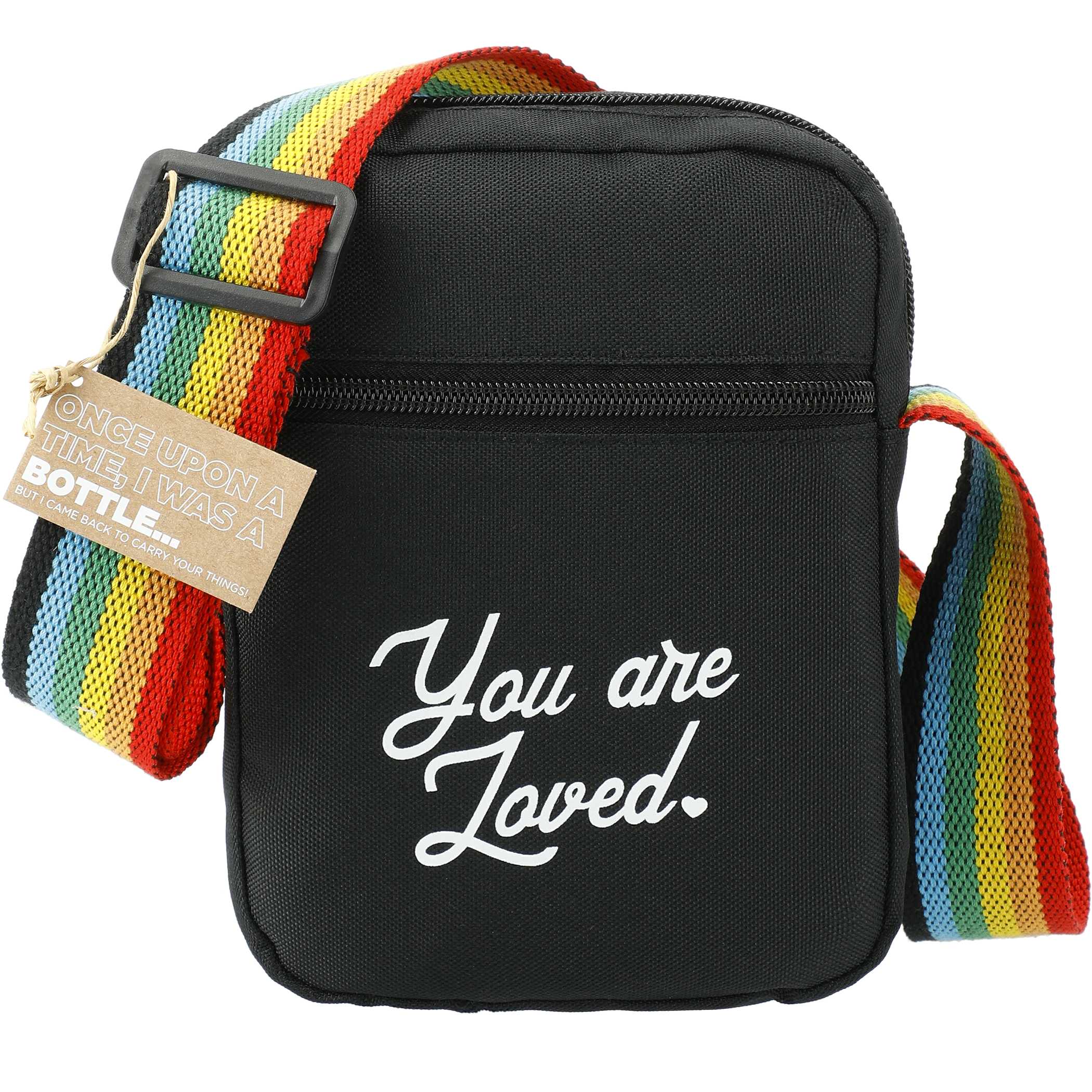 Rainbow rPET Crossbody Tote - Image 2