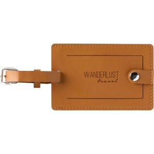 Alternative view of Pineapple Leather Luggage Tag