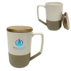 Alternative view of Valencia 16 oz Ceramic Mug with Lid