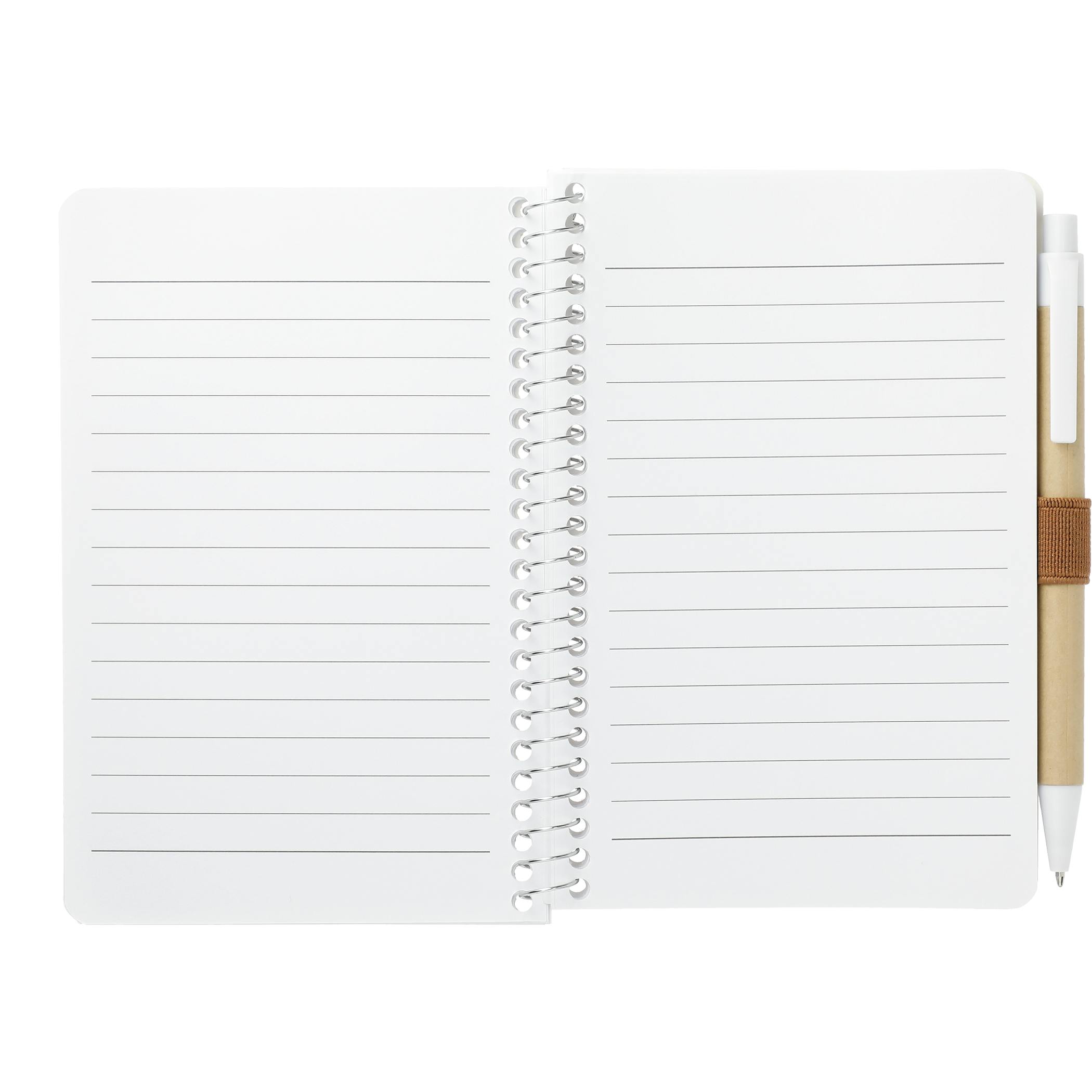 4″ × 6″ FSC® Mix Pocket Spiral Notebook with Pen - Image 3