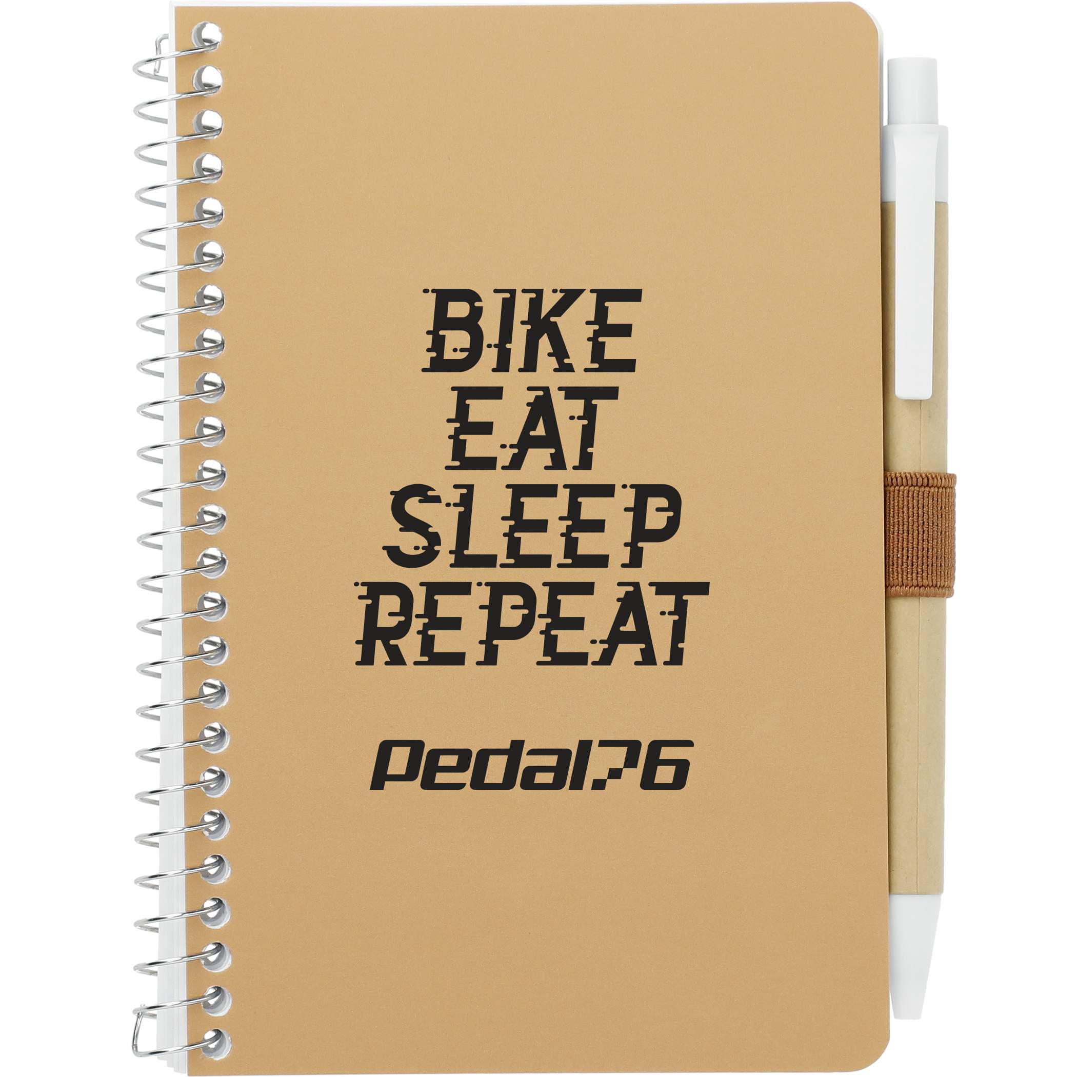 4″ × 6″ FSC® Mix Pocket Spiral Notebook with Pen - Image 2