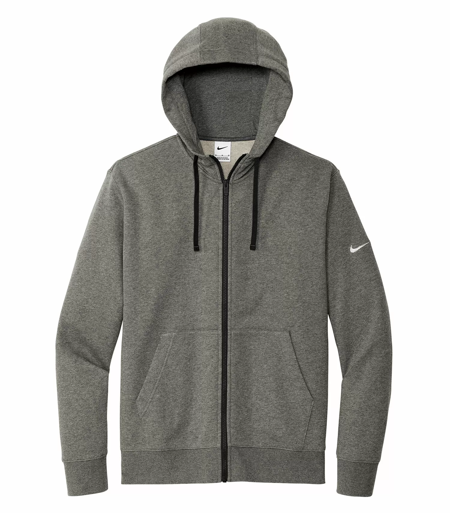 NIKE CLUB FLEECE SLEEVE SWOOSH FULL ZIP HOODIE - Image 3