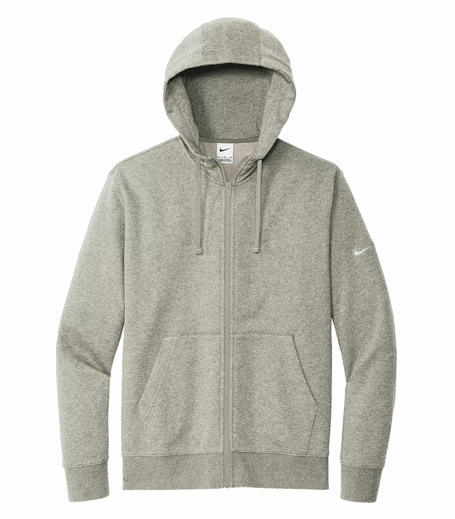 NIKE CLUB FLEECE SLEEVE SWOOSH FULL ZIP HOODIE