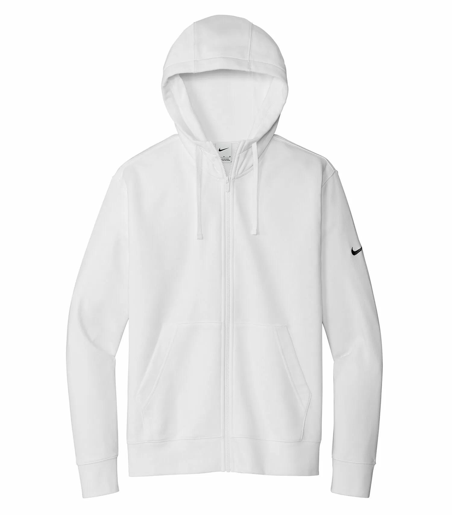 NIKE CLUB FLEECE SLEEVE SWOOSH FULL ZIP HOODIE - Image 2