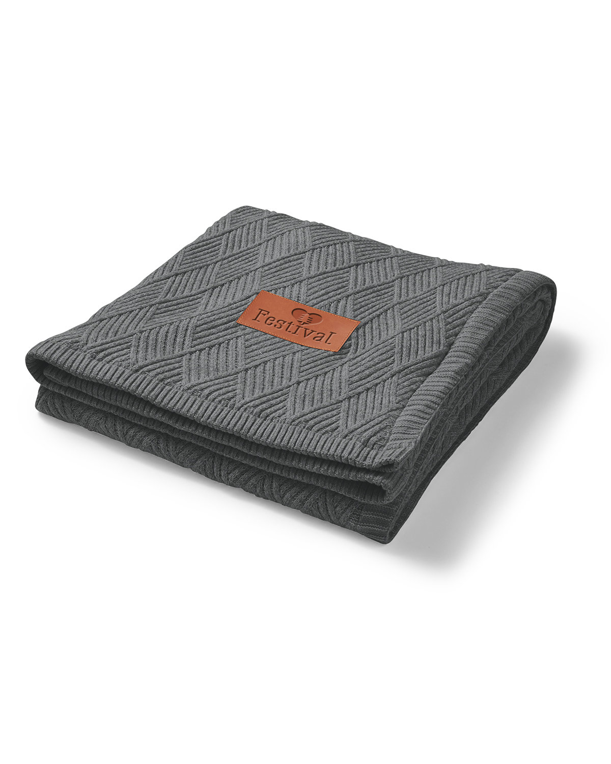 Leeman Trellis Knit Blanket - Image 4