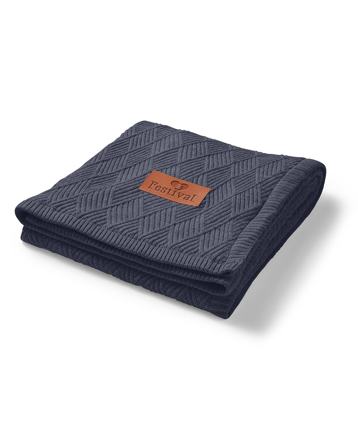 Leeman Trellis Knit Blanket - Image 3