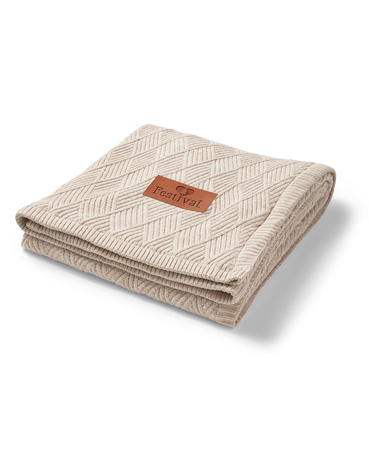 Leeman Trellis Knit Blanket - Image 2