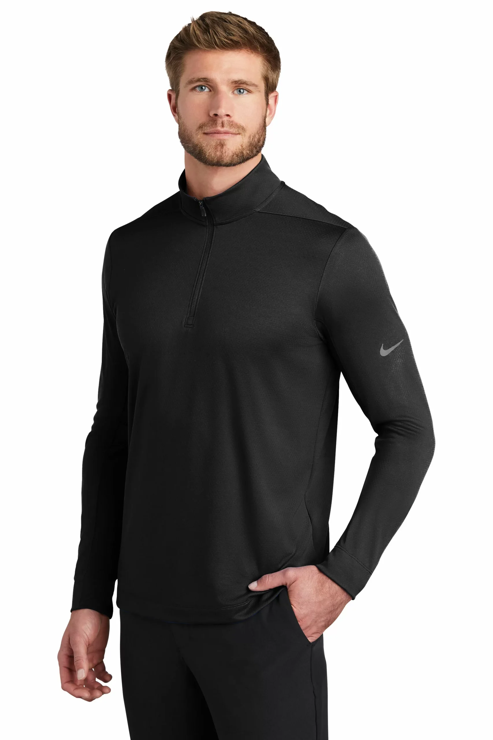 NIKE DRY 1/2 ZIP COVER UP - Image 3
