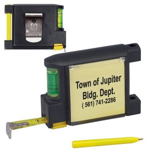 Alternative view of Level Notepad Tape Measure