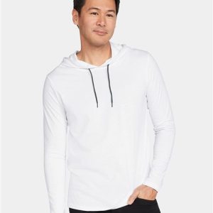 Gildan Unisex Softstyle® Lightweight Hooded Long Sleeve T-Shirt