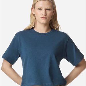 American Apparel Women's Fine Jersey Mid-Length Boxy Tee