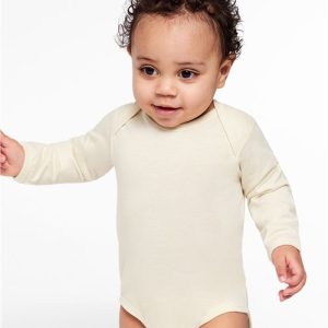 Rabbit Skins Infant Fine Jersey Long Sleeve Bodysuit