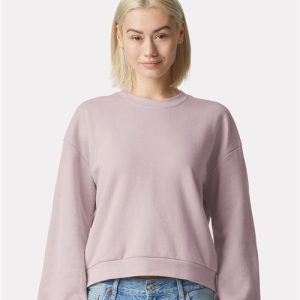 American Apparel Women's ReFlex Fleece Crewneck Sweatshirt