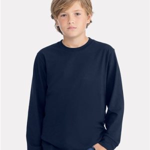 Next Level Youth Cotton Long Sleeve T-Shirt