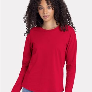 Next Level Women's Cotton Relaxed Long Sleeve T-Shirt