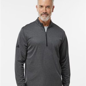 Adidas Men's Space Dyed Quarter-Zip Pullover