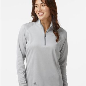 Adidas Women's Space Dyed Quarter-Zip Pullover