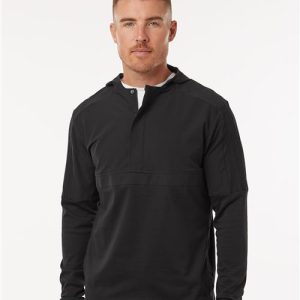 Adidas Men's Half-Zip Hooded Anorak