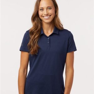 Adidas Women's Textured Stripe Polo