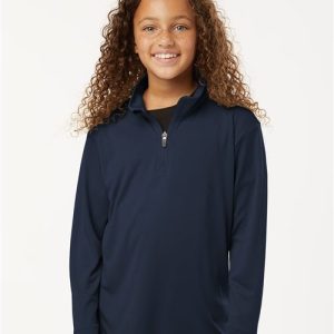 AllPro Youth Pro-Lock Performance Quarter-Zip Pullover