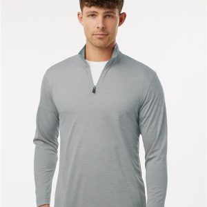 AllPro Men's Pro-Lock Performance Mélange Quarter-Zip Pullover