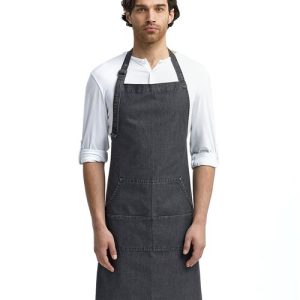 Artisan Collection by Reprime Jeans Stitch Denim Bib Apron