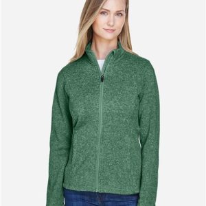 Devon & Jones Women's Bristol Full-Zip Sweater Fleece Jacket