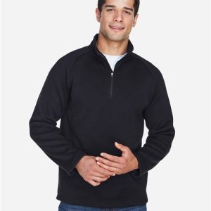 Devon & Jones Unisex Bristol Sweater Fleece Quarter-Zip Pullover