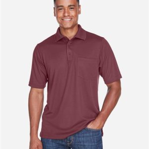 CORE365 Men's Origin Performance Piqué Polo with Pocket