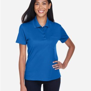 CORE365 Women's Origin Performance Piqué Polo with Pocket