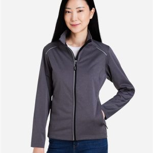 CORE365 Women's Techno Lite Three-Layer Knit Tech-Shell