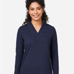 Devon & Jones Women's Raleigh Shawl Collar Knit Top