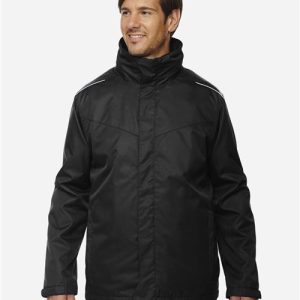 CORE365 Men's Tall Region 3-in-1 Jacket with Fleece Liner