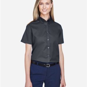 CORE365 Women's Optimum Short Sleeve Twill Shirt