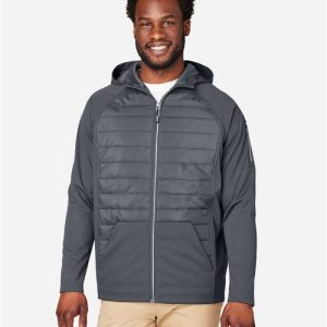 CORE365 Unisex Techno Lite Hybrid Hooded Jacket