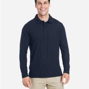 CORE365 Men's Fusion ChromaSoft™ Long Sleeve Pique Polo