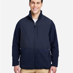 CORE365 Men's Journey Summit Hybrid Full-Zip