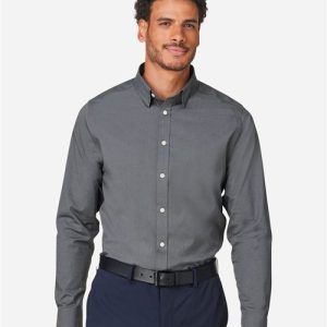 Devon & Jones Men's CrownLux Performance® Spencer Poplin Dress Shirt