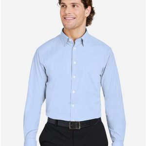 Devon & Jones Men's CrownLux Performance® Microstripe Dress Shirt