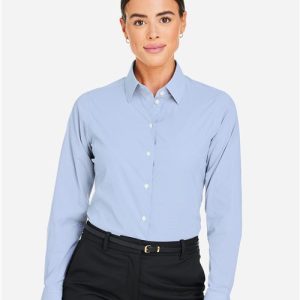 Devon & Jones Women's CrownLux Performance® Microstripe Dress Shirt