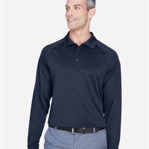 Harriton Men's Advantage Long Sleeve Tactical Polo