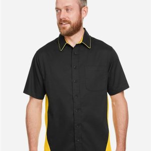 Harriton Men's Flash IL Colorblock Shirt