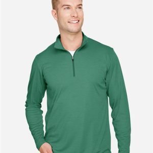 Team 365 Men's Zone Sonic Heather Performance Quarter-Zip Pullover