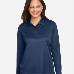 Team 365 Women's Zone Performance Long Sleeve Polo