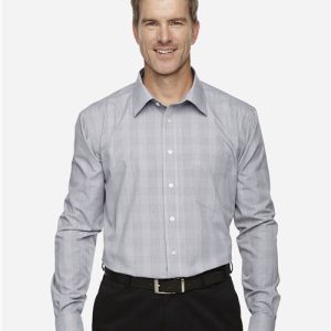 Devon & Jones Men's Crown Collection® Glen Plaid Woven Dress Shirt