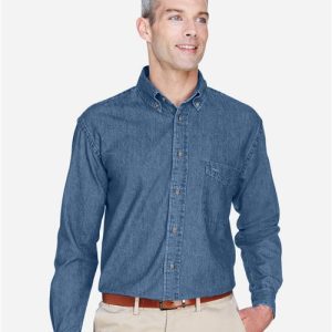 Harriton Men's Denim Shirt