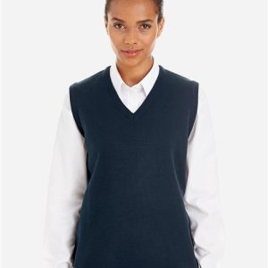 Harriton Women's Pilbloc™ V-Neck Sweater Vest