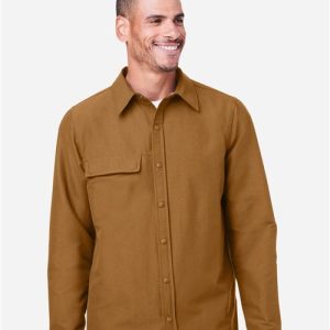 Harriton Unisex Flex Twill Overshirt Jacket