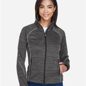 North End Women's Flux Mélange Bonded Fleece Jacket